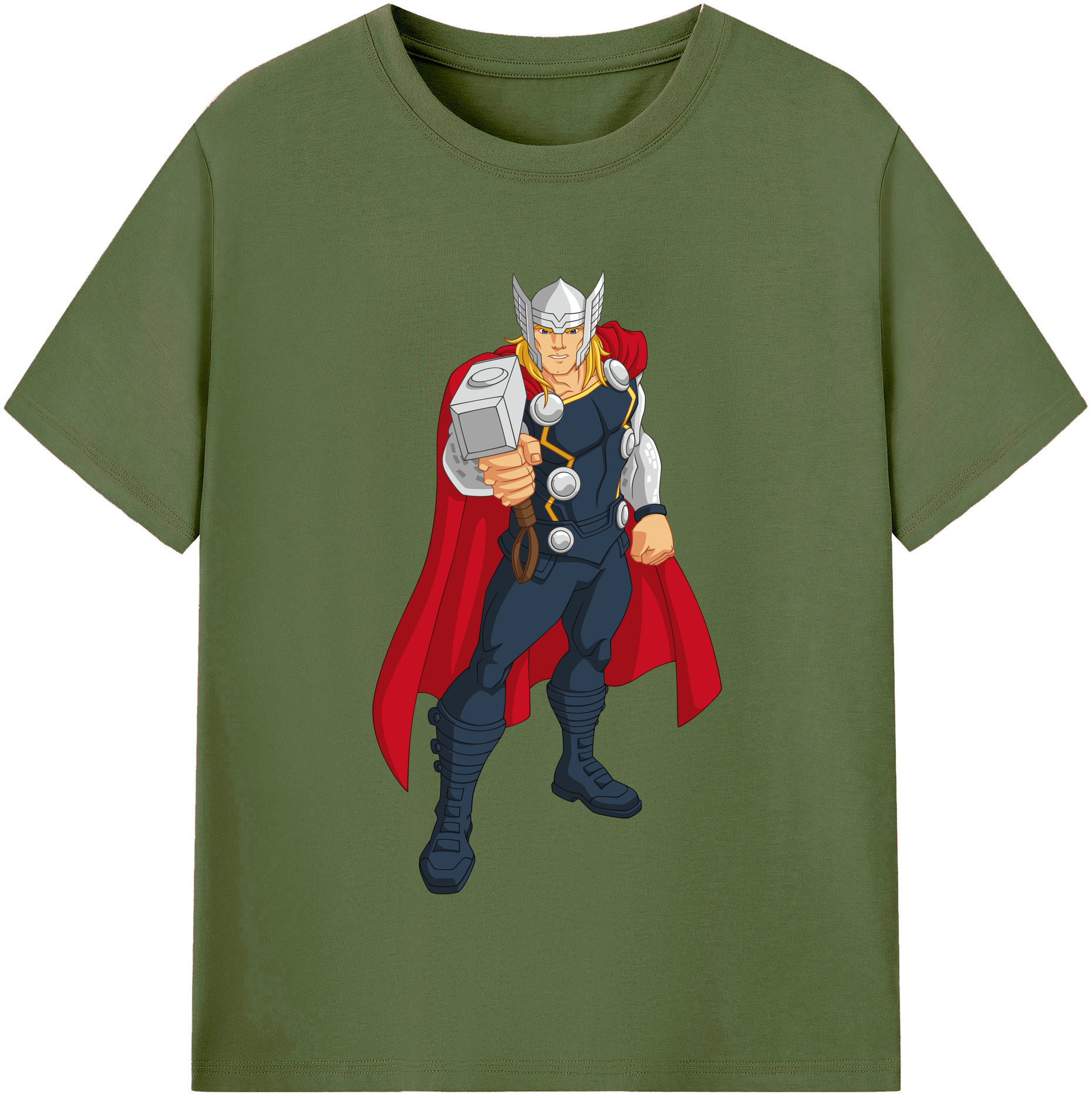 （画像用） アベンジャーズ The Avengers 綿100％半袖Tシャツ（フロントプリント）